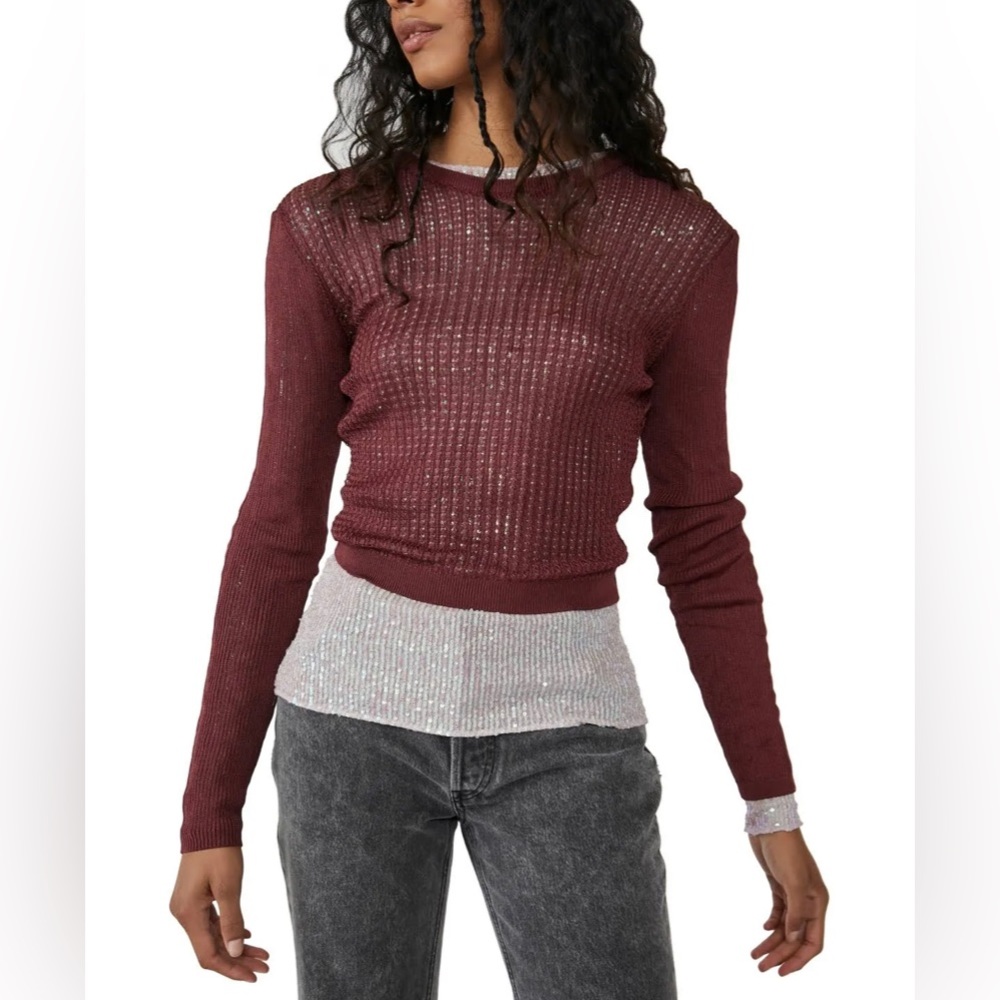 NWT | H20 Crew PullOver | Raw Garnet | M |